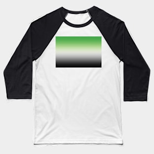 Aromantic Pride Flag Gradient Baseball T-Shirt